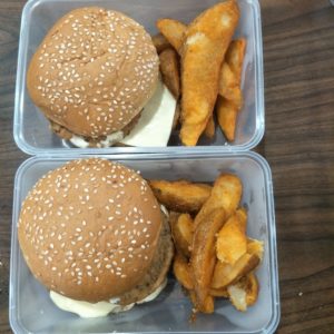 Burger Set @ $4